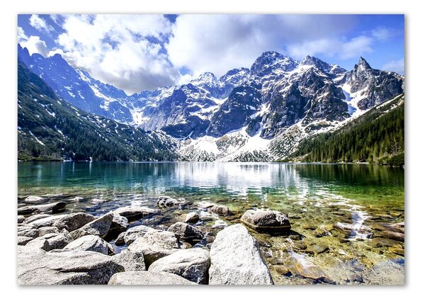 Foto obraz fotografie na skle Mořské oko Tatry osh-84961137