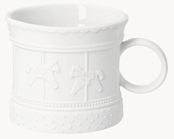 Ručně vyrobený porcelánový hrnek Carousel