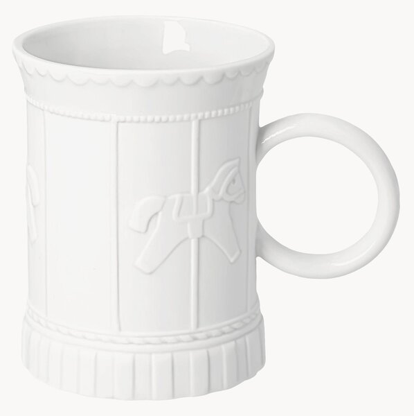 Ručně vyrobený porcelánový hrnek Carousel