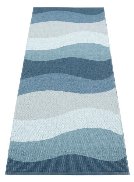 Modrý vnitřní a venkovní běhoun 70x200 cm Urvi Water – Pappelina