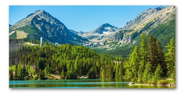 Foto obraz akrylové sklo Jezero v horách oah-85133494