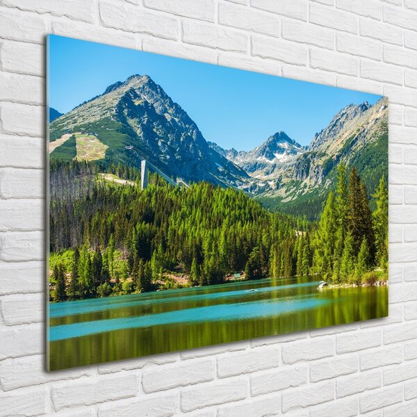 Foto obraz akrylové sklo Jezero v horách oah-85133494