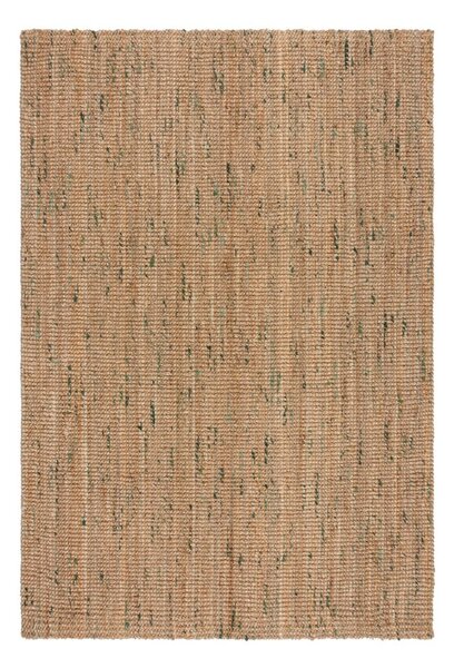 Oboustranný ručně tkaný jutový koberec v zeleno-přírodní barvě 120x170 cm Jute Boucle Green – Flair Rugs