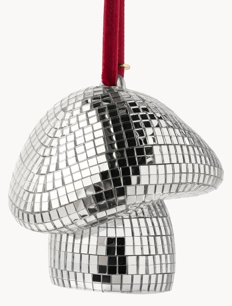 Třpytivá vánoční ozdoba Disco Mushroom