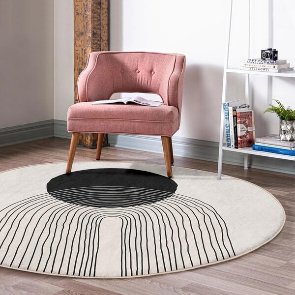 Krémový pratelný kulatý koberec ø 80 cm Comfort – Mila Home