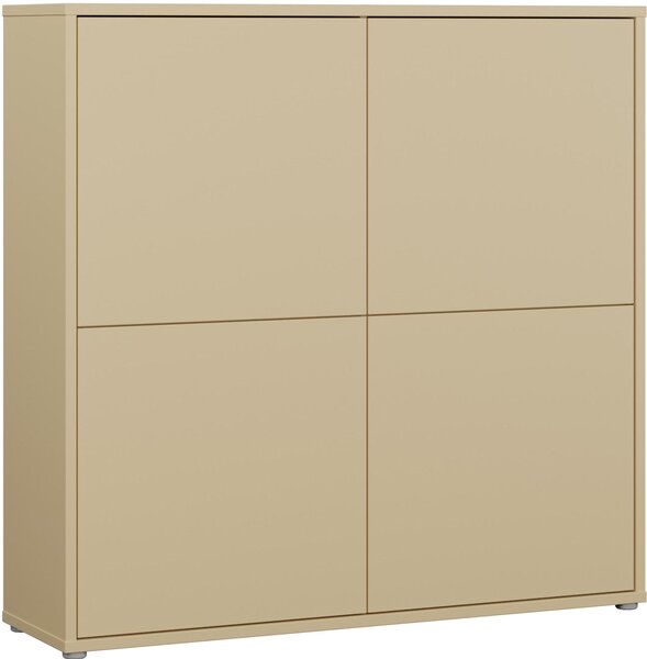 VYSOKÁ KOMODA, žlutá, 124,5/121,5/34,9 cm Carryhome - Online Only komody, Online Only