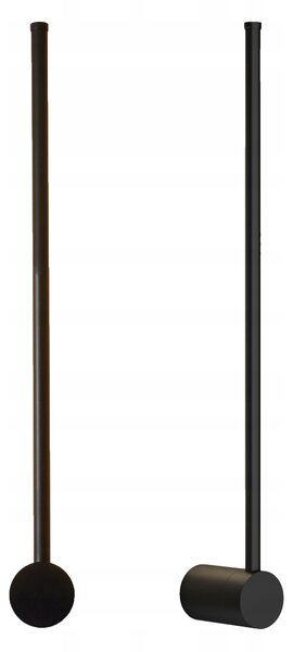 Kinkiet Ścienny Wewnętrzny Lampa LED do interiéru 60cm 9W 4000K Černé