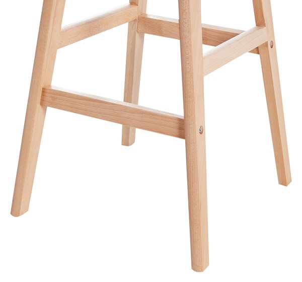 Sada 2 barových židlí MICCO Taupe