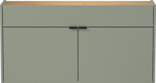 Šalvějově zelená skříňka 110x57x22 cm Ameca – Germania