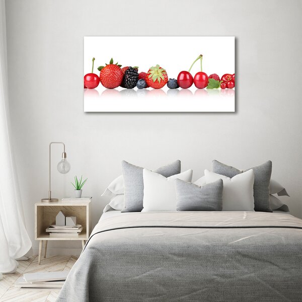 Moderní obraz canvas na rámu Ovoce v řadě oc-85383842