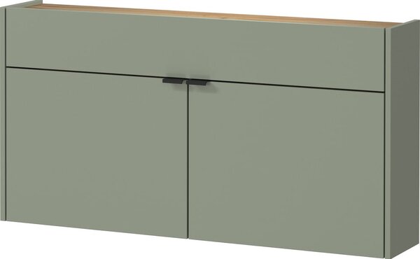 Šalvějově zelená skříňka 110x57x22 cm Ameca – Germania