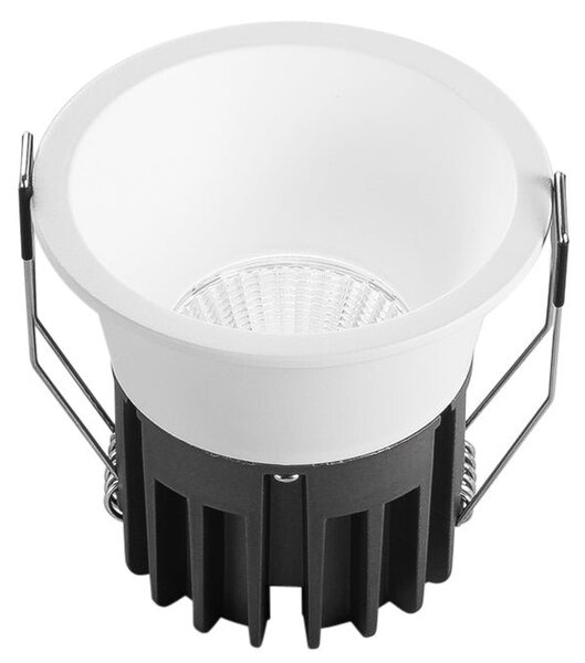FAN INC-QUARK-R12-BCO Zápustné svítidlo LED Quark, hliník, bílé, COB, 12 W, 1300 lm, CCT, 8,5 x 8,5 x 8 cm - FANEUROPE