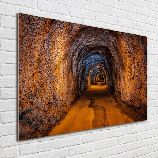 Foto obraz skleněný horizontální Podzemní tunel osh-85458892