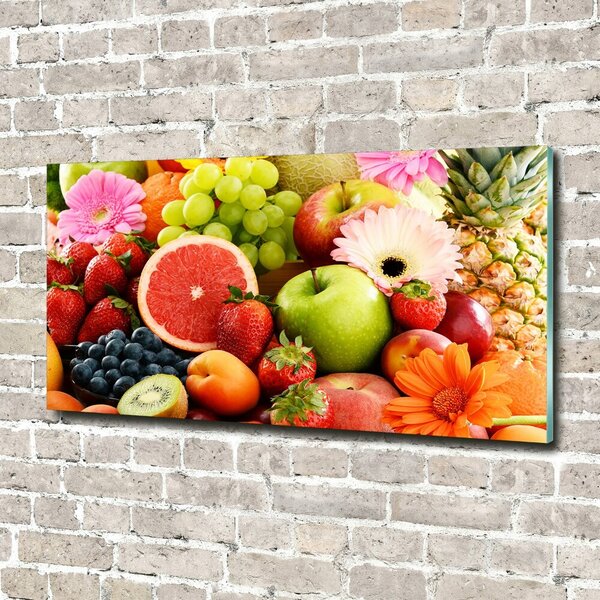 Fotoobraz na skle Barevné ovoce osh-85471836