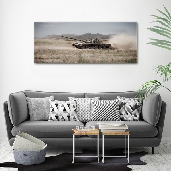 Foto obraz na plátně Tank na poušti oc-85502732