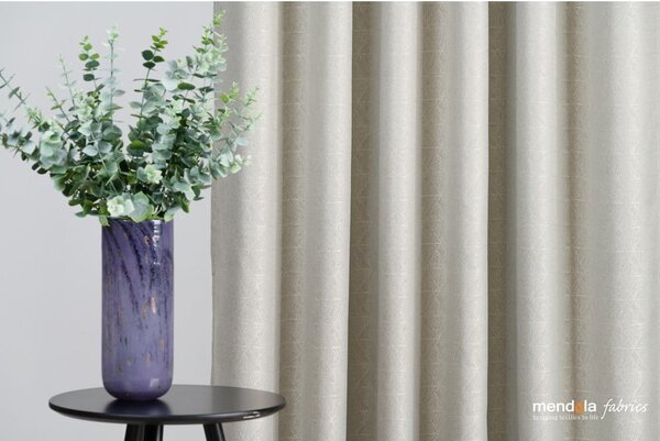 Béžový závěs 140x260 cm Teorema – Mendola Fabrics