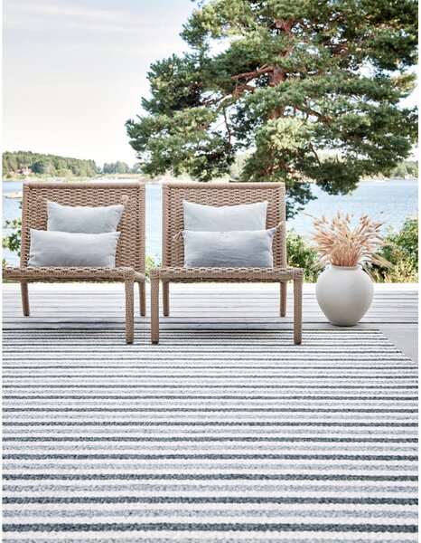 Zeleno-krémový vnitřní a venkovní koberec 70x120 cm Teo Sage – Pappelina