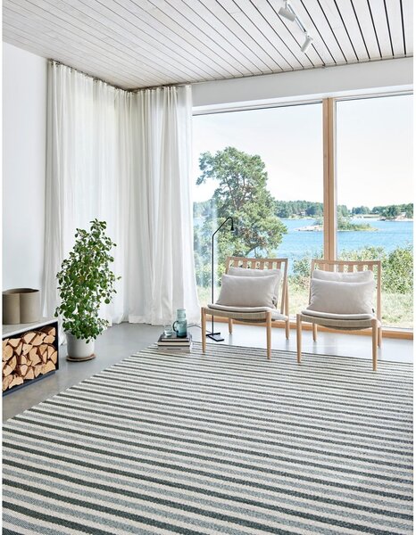 Zeleno-krémový vnitřní a venkovní koberec 70x120 cm Teo Sage – Pappelina