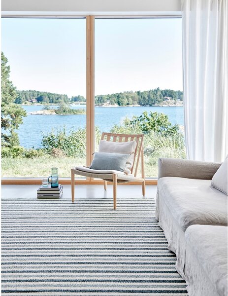 Zeleno-krémový vnitřní a venkovní koberec 70x120 cm Teo Sage – Pappelina