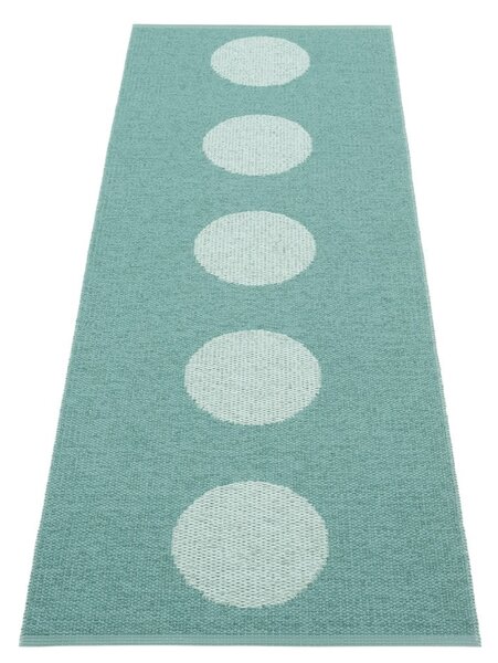 Tyrkysový vnitřní a venkovní běhoun 70x200 cm Vera Pop Jade – Pappelina