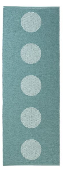 Tyrkysový vnitřní a venkovní běhoun 70x200 cm Vera Pop Jade – Pappelina