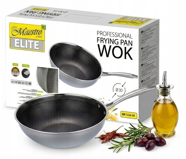 Wok pánev Maestro Professional 30 cm