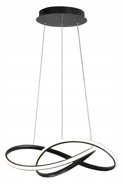 Závěsné svítidlo Masterled černé moderní 50 cm 120 cm LED 2300 lm