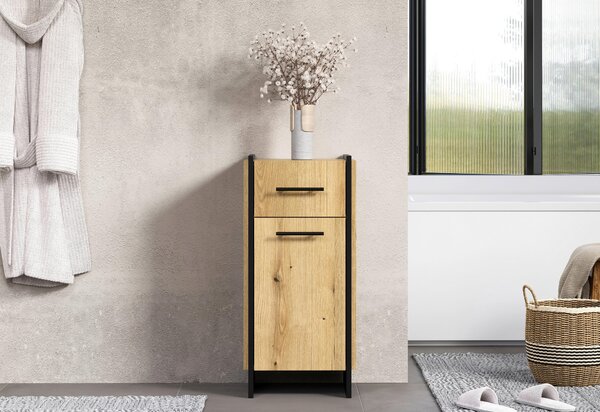 MIDI SKŘÍŇKA, barvy dubu, 37/79/31 cm MID.YOU - Koupelnové série, Online Only