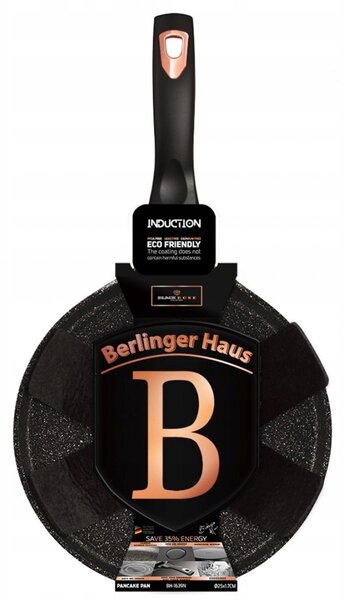 Pánev na palačinky Berlinger Haus Black Rose 25 cm granitová