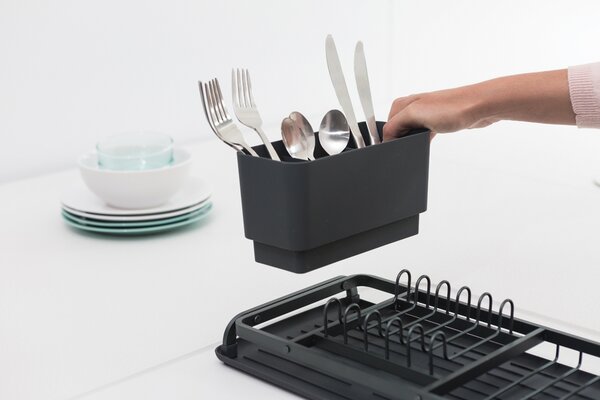 Brabantia odkapávač na nádobí - střední, tmavě šedá