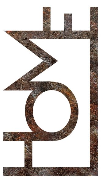 Wallity Nástěnná dekorace Rusty Home vícebarevná
