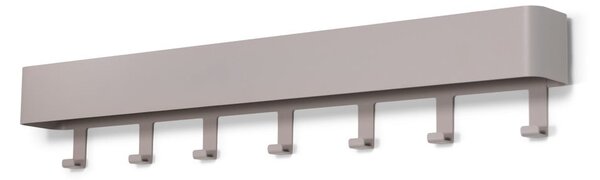 Taupe kovový nástěnný věšák s poličkou 72 cm Dax Play – Spinder Design
