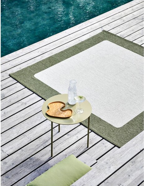 Zeleno-krémový vnitřní a venkovní koberec 70x120 cm Ilda Pine – Pappelina