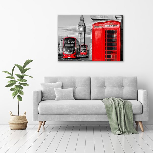 Foto obraz canvas Červené autobusy oc-86269238