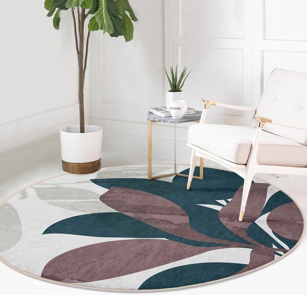 Pratelný kulatý koberec vhodný pro robotické vysavače ø 100 cm Comfort – Mila Home