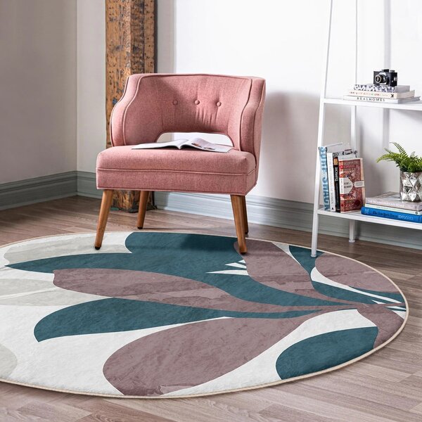 Pratelný kulatý koberec vhodný pro robotické vysavače ø 100 cm Comfort – Mila Home