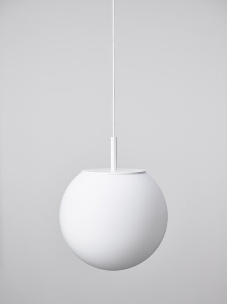 Brokis Designové závěsné svítidlo Sfera PC1170, Ø30cm Povrch Montury: kov - černý matný komaxit (CCS846), Barva el. vedení: textilní kabel - černý (CECL519), Baldachýn: kov - černý matný komaxit (CCSC619)