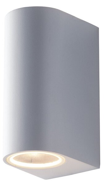 FAN I-ONE-AP2 BCO Venkovní nástěnné svítidlo ONE, bílá, 2 x GU10, IP54, 13 x 9,3 x 6,7 cm - FANEUROPE
