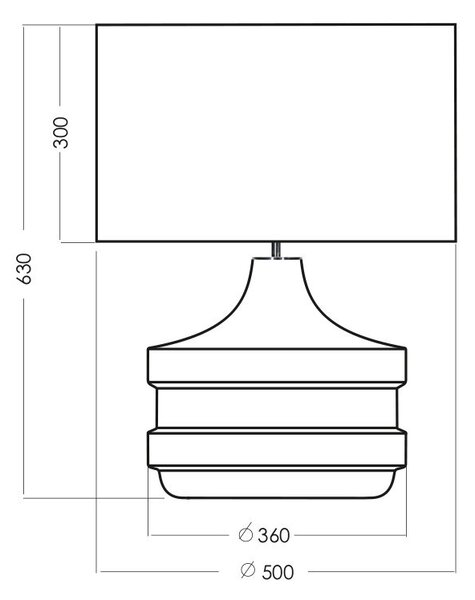 4concepts Designová stolní lampa BADEN BADEN SILVER