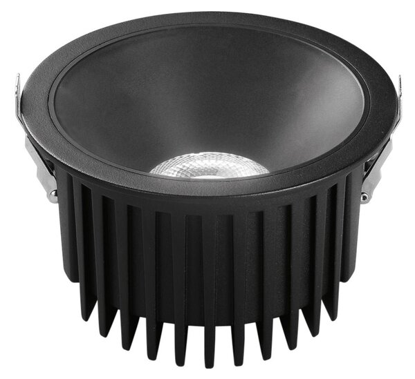 FAN INC-QUANTUM-R30-NER Zápustné venkovní svítidlo LED Quantum, hliník, černé, 30 W, 3300 lm, CCT, 16 x 16 x 9,6 cm, IP44 - FANEUROPE