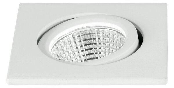 FAN INC-POLARIS-Q3 BCO Zápustné svítidlo LED Polaris, bílé, hliník, 3 W, 300 lm, 4000 K, 6,6 x 6,6 x 5,7 cm - FANEUROPE