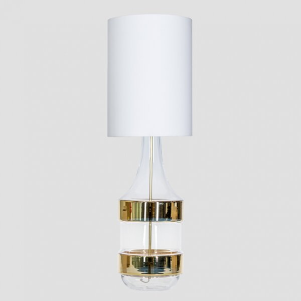4concepts Designová stolní lampa BIARITZ Barva: Bílo-zlatá