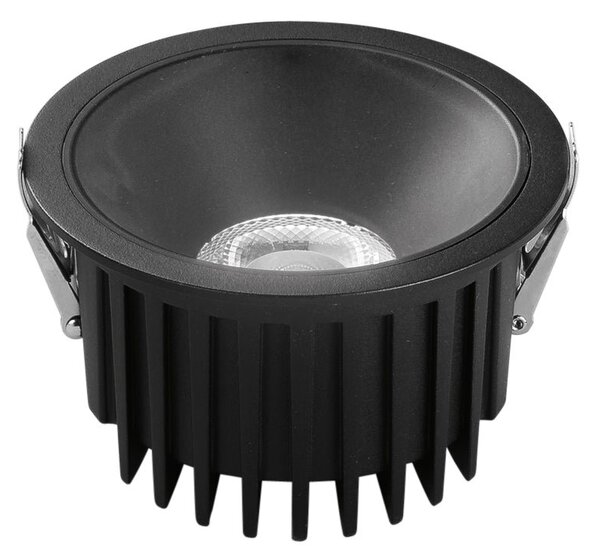 FAN INC-QUANTUM-R18-NER Zápustné venkovní svítidlo LED Quantum, hliník, černé, 18 W, 2000 lm, CCT, 13,5 x 13,5 x 8,5 cm, IP44 - FANEUROPE