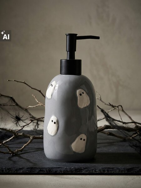 Sinsay - Dávkovač na mýdlo s halloweenským motivem - šedá