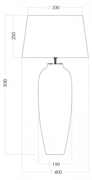 4concepts Designová stolní lampa ALHAMBRA