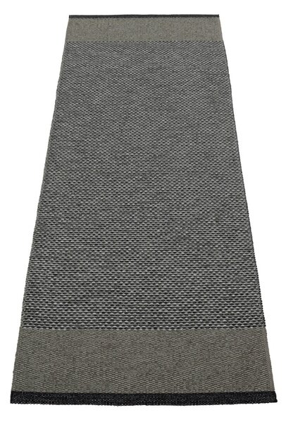 Antracitový vnitřní a venkovní běhoun 85x260 cm Edit Charcoal – Pappelina