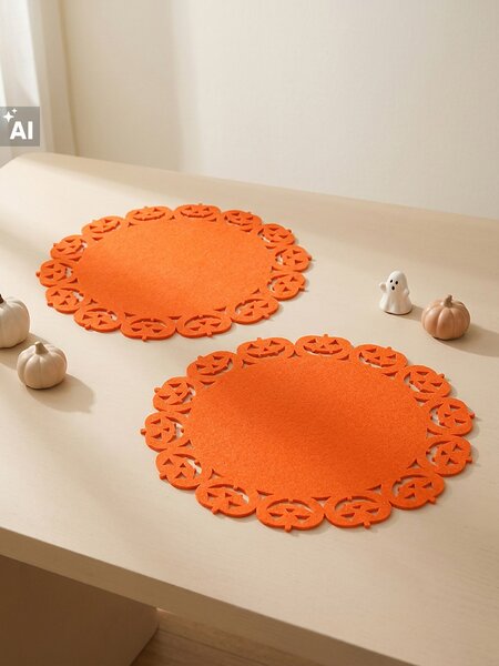 Sinsay - Prostírání ve tvaru dýně 2 pack - oranžová