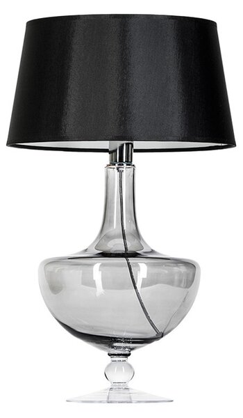 4concepts Designová stolní lampa OXFORD TRANSPARENT BLACK Barva: Béžová