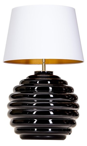 4concepts Designová stolní lampa SAINT TROPEZ BLACK Barva: Černo-zlatá