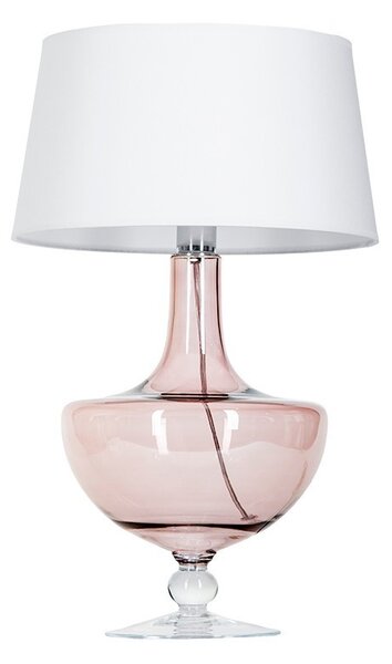 4concepts Designová stolní lampa OXFORD TRANSPARENT COPPER Barva: Bílá